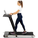 HMS MULTI Electric Treadmill with Desk 1-12 km/h, fekete edzőfelszerelés 17-19-127