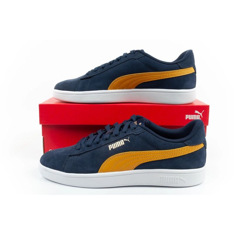 Puma men's sports sneakers Smash 3.0 leather classic fashionable navy blue sötétkék utcai cipő