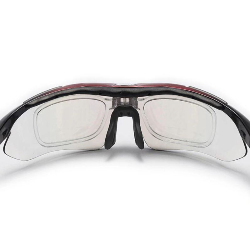 Rockbros 10001 Polarized Cycling Glasses - Black and Red czarny || czerwony training equipment