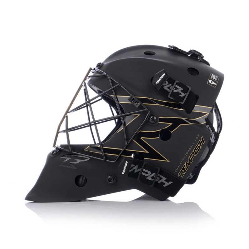 Tempish gate mask. floorball Class czarny masks, protectors and knee pads