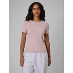 Women's slim ribbed T-shirt 4F 4FRSS26TTSHF3629-56S clothing