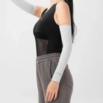 Rockbros cycling sleeves - white (2 pcs.)