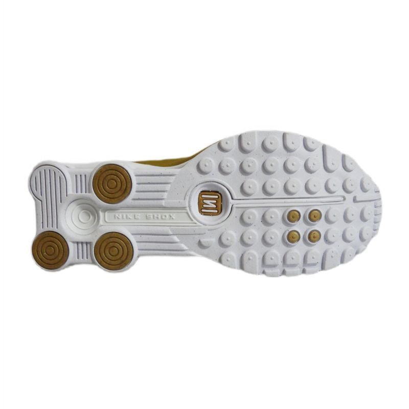 Nike Shox R4 Metallic Gold White (GS) Sports - CW2626-700 arany utcai cipő