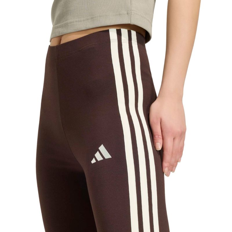 Adidas Women's Essentials 3-Stripes Brown 2xs leggings KS6286