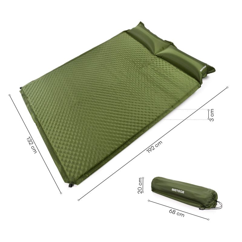 Meteor self-inflating mat 192×132×3 uniw mats, training equipment, tourist equipment