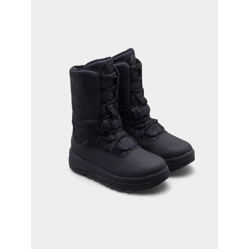 Winter snow boots 4F W 4FRAW24FSBSF012-20S fekete bakancs
