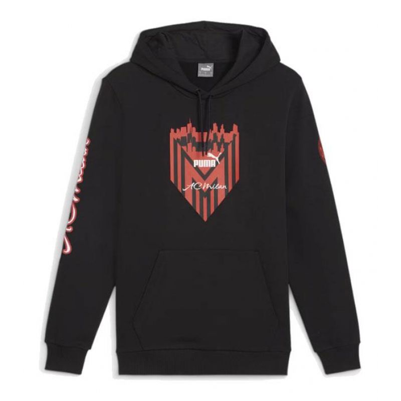 Puma AC Milan Football Icons Hoodie 774030-09 Kapucnis pulóver