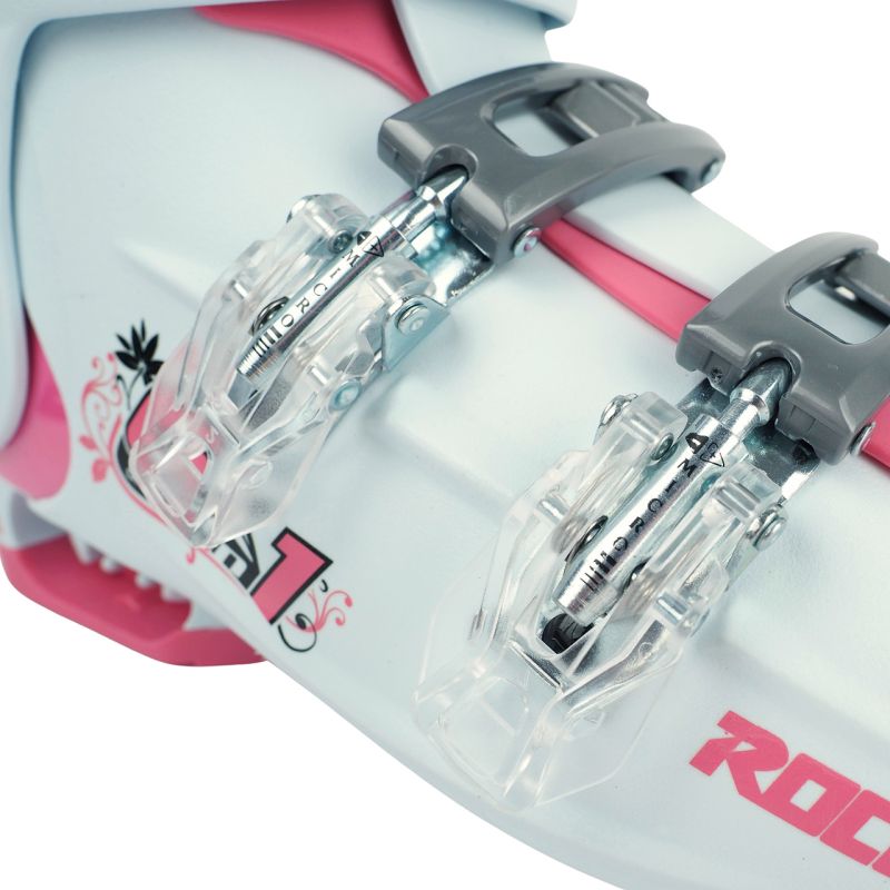 Roces Idea Free ski boots white and pink 450492 020 Cipő