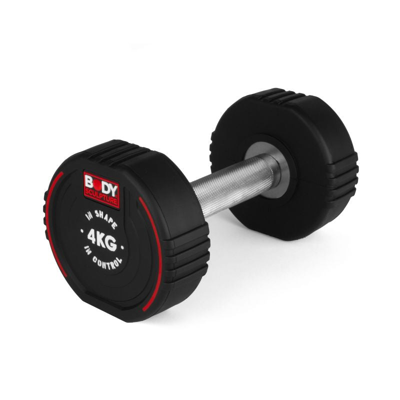 Body Sculpture TPU dumbbell BW 133 4 KG fekete edzőfelszerelés BW1334KG