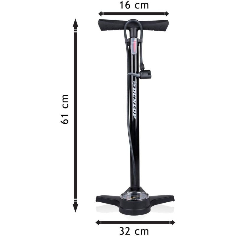 Dunlop WORKSHOP/BICYCLE PUMP WITH MANOMETER pumpa GSP-170497