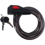 Dunlop spiral cable lock bicycle lock 12 mm 150 cm ST fekete kiegészítő 75570