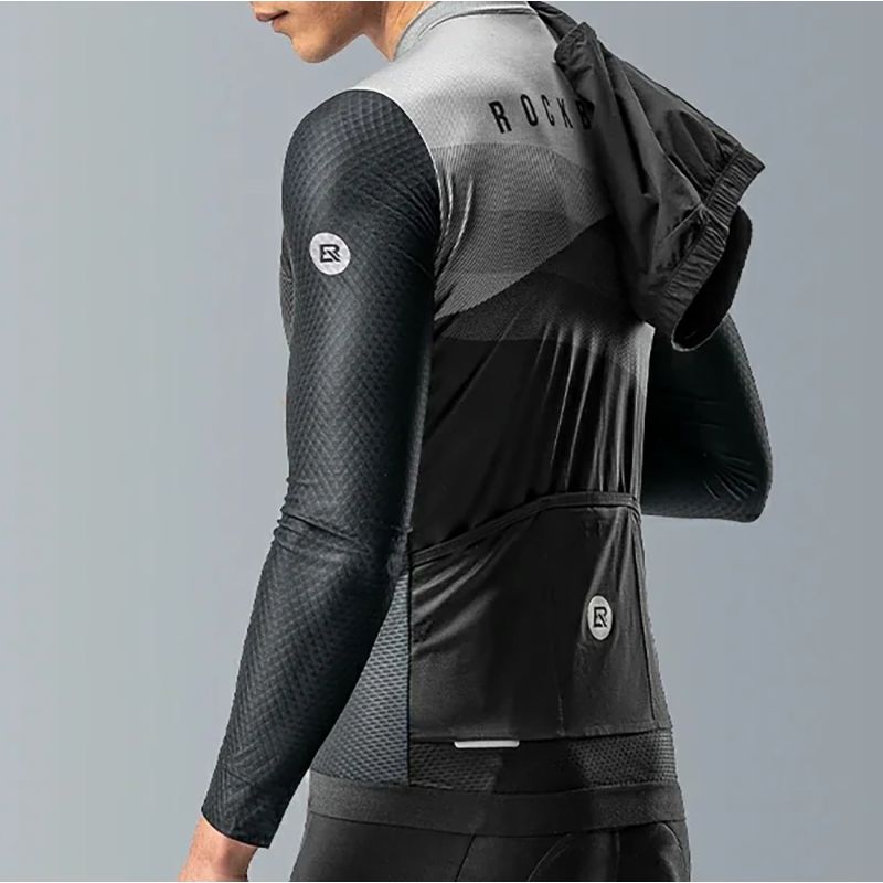Rockbros 15120009004 Long Sleeve Cycling Jersey Spring/Summer - Black