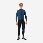 Rogelli CORE long sleeve t-shirt, navy blue sötétkék kerékpáros ruha SIROG351809.M