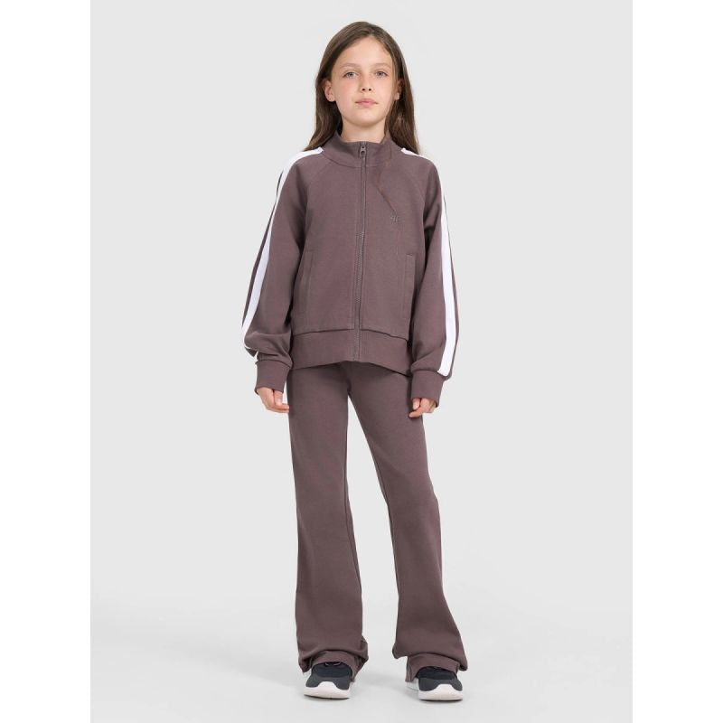 4f Girls' zip-up sweatshirt without hood 4FJRAW25TSWSF2430-51S Egyéb