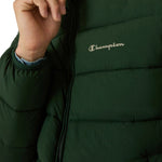 Champion Hooded Jacket Men's Green 221548 GS586