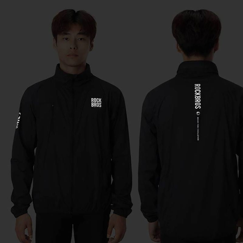 Rockbros ROAD TO SKY L Bicycle Windbreaker - Black l \ czarny ruházat