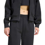 Adidas Kit Small Logo Regular Cuffed Women's Pants Black 2xs kapucnis pulóver KU7935