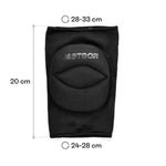 Meteor S volleyball knee pads black uniw protectors and knee pads