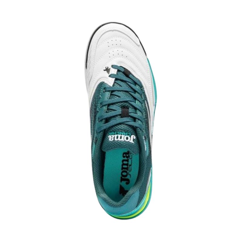 Joma Cancha 2602 Indoor Football white-green zöld focicipő CANS2602IN