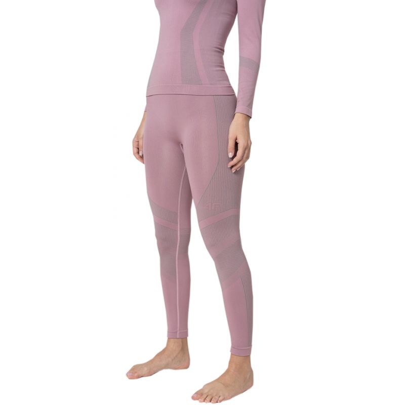 4f Thermoactive leggings light pink W H4Z22 BIDB030D 53S Termoaktív ruha