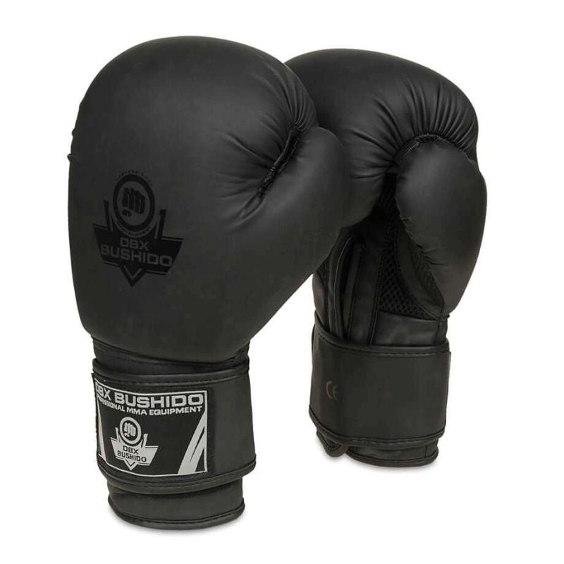 DBX Bushido 10oz Boxing Gloves - Black Master - Valor Series fekete kesztyű