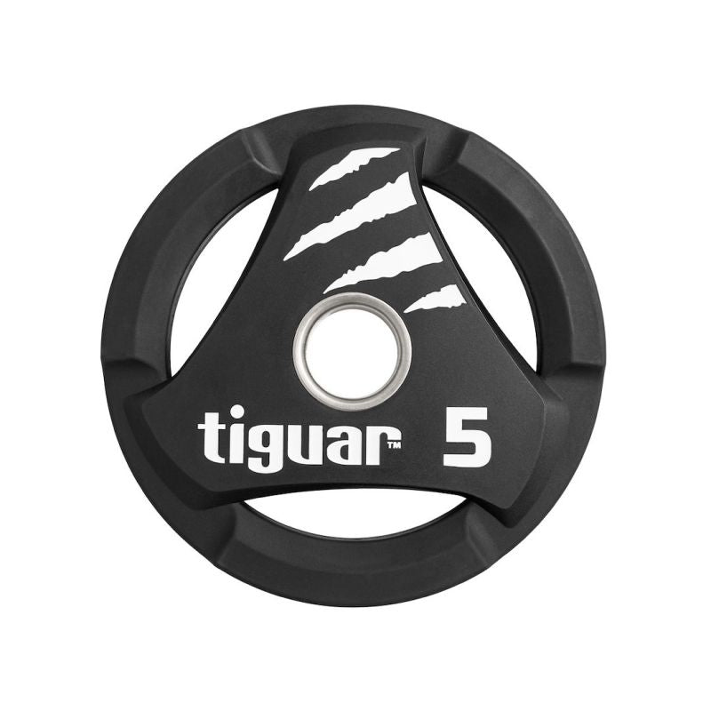 Tiguar PU Olympic plate 5 kg fekete kiegészítő TI-WTPU00500