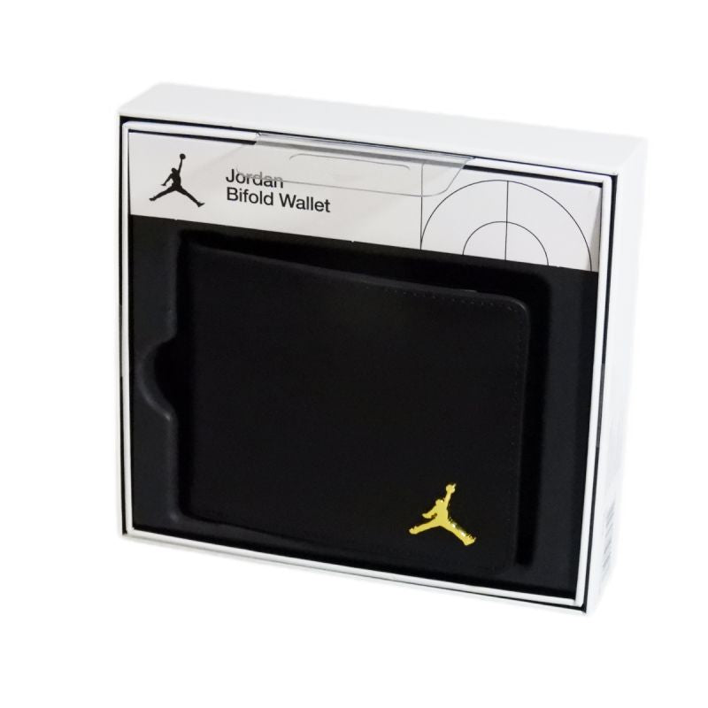 AIR Jordan Jumpman Ingot Bifold Black Leather Wallet - uniwersalny wallets