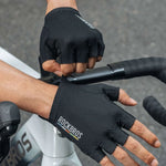 Rockbros ROAD TO SKY Short Shock Absorbing Cycling Gloves M - Black m \ czarny kesztyű 16220043002-211644