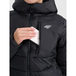 Women's down trekking with Primaloft Silver filling 4FRAW25TDJAF0792-20S szürke kabát