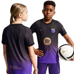 Nike FC Barcelona 2026/27 Match Away Kids' Jersey Black and lila ruházat II1852505