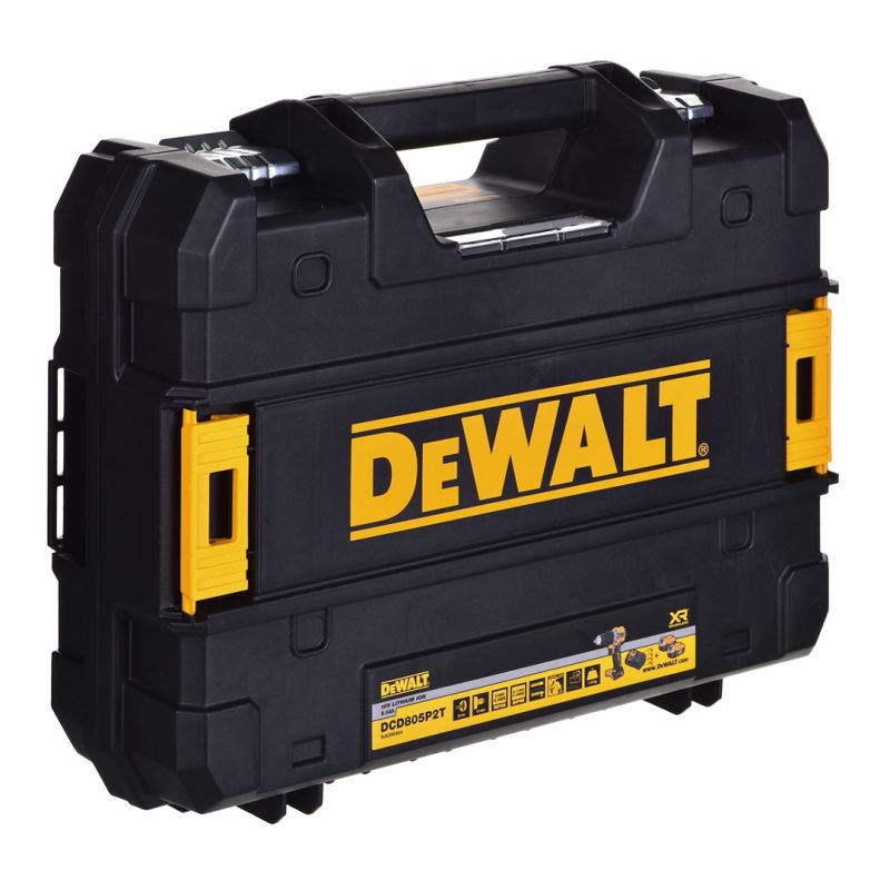 Drill driver 18V 2x5.0Ah BL TSTAK DCD805P2T