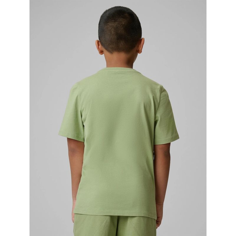 Boy's regular plain T-shirt 4F 4FJRSS26TTSHM3598-47S shirts