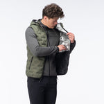Elbrus quilted vest Huel Vest Primaloft zöld vests