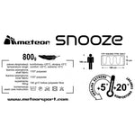 Meteor Snooze Jr Sleeping Bag uniw tourist equipment, sleeping bags 81146