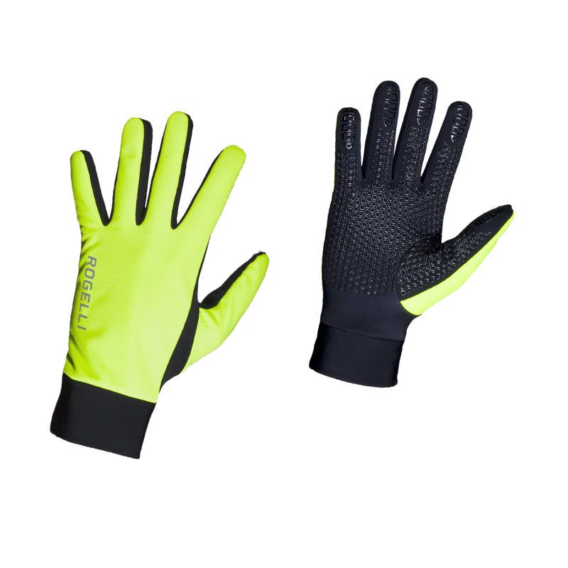 Rogelli Laval gloves fluor-black fekete kerékpáros ruha SI006.104.S