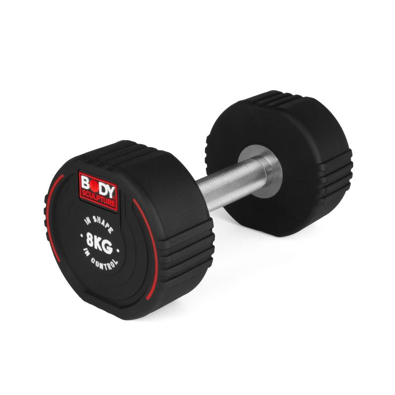 Body Sculpture TPU dumbbell BW 133 8 KG fekete edzőfelszerelés BW1338KG