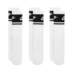Nike Everyday Elevated Crew Socks 3 Pairs White and Black 38-42,5 zokni