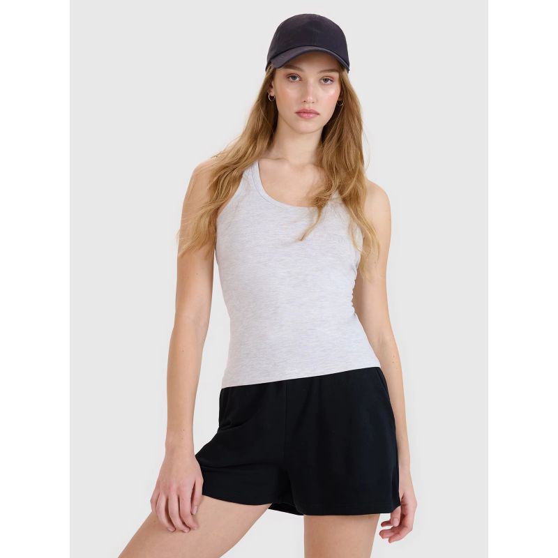 Women's slim plain top 4F