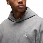 AIR Jordan Men's Essentials Fleece Carbon Heather Hoodie - pulóver