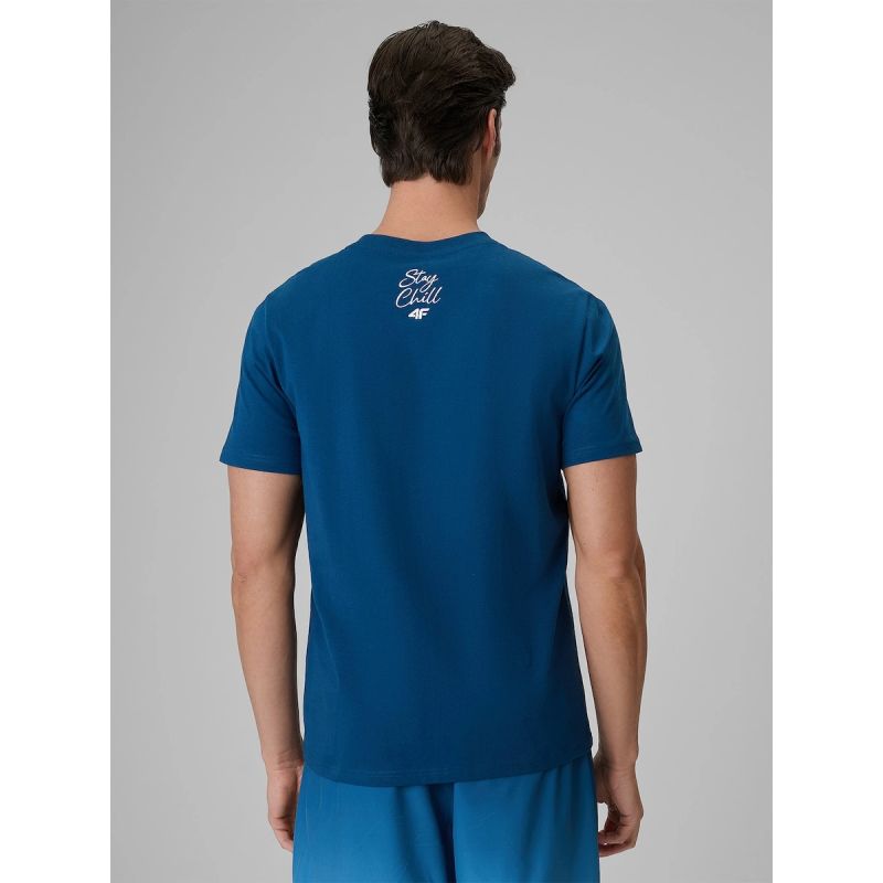 4F Men's regular printed T-shirt póló 4FRSS26TTSHM4304-46S