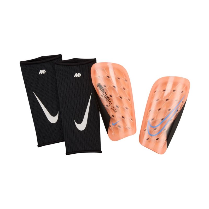 Nike Mercurial Lite Football Shin Guards Orange 852 narancssárga védőfelszerelés 159304XL