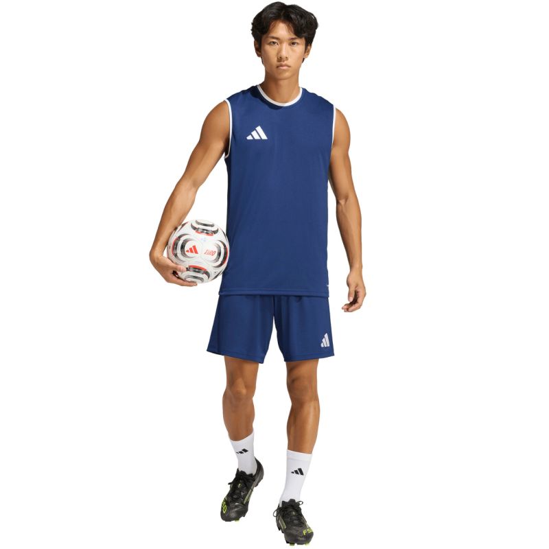 Adidas Men's Entrada 26 Sleeveless Jersey Navy Blue sötétkék póló