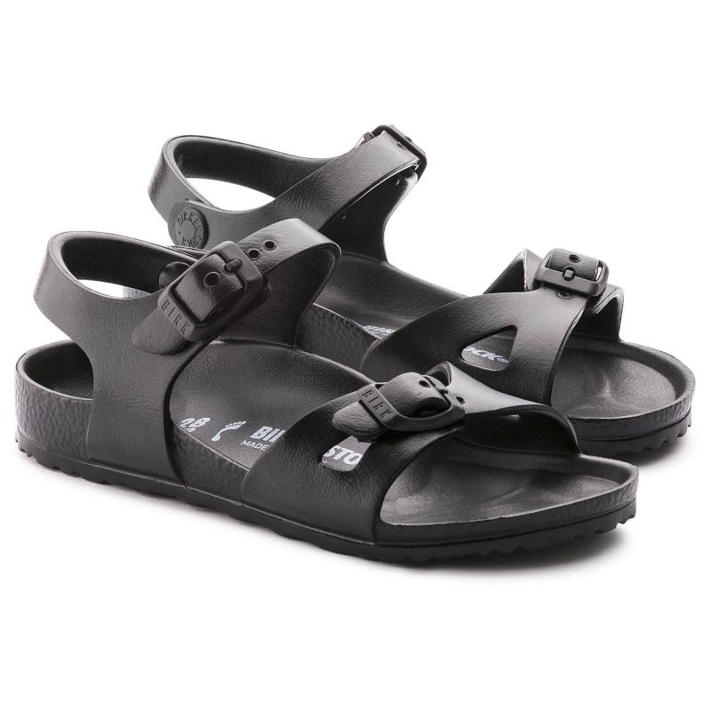 Birkenstock RIO KIDS EVA Black narrow children's sandals (0126113) cipő