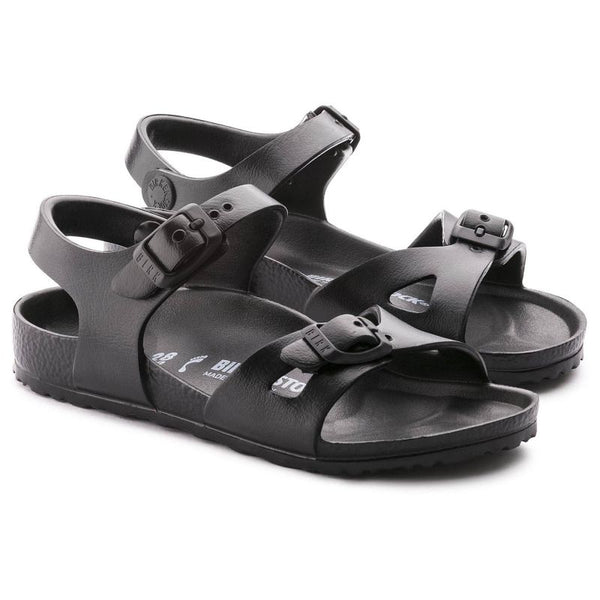 Birkenstock RIO KIDS EVA Black narrow children's sandals (0126113) cipő