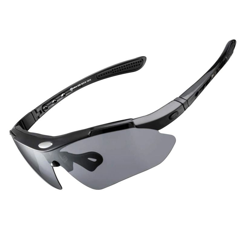 Rockbros 10003 Polarized Cycling Glasses - Black czarny glasses, training equipment