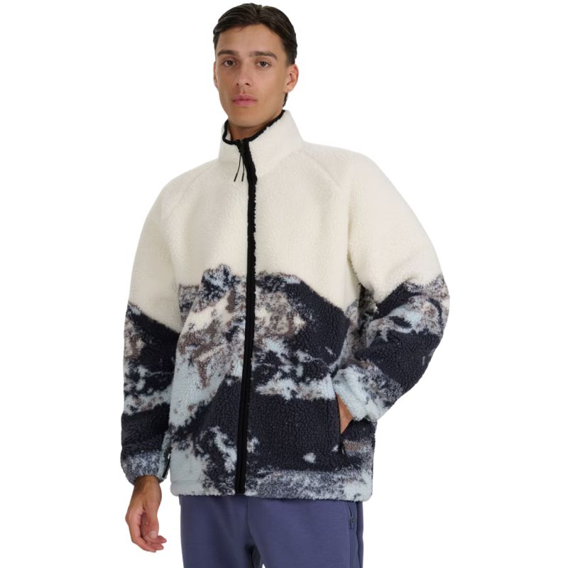 4f Fleece sweatshirt U351 multicolor allover 4FWAW25TFLEU351 90A Ruházat