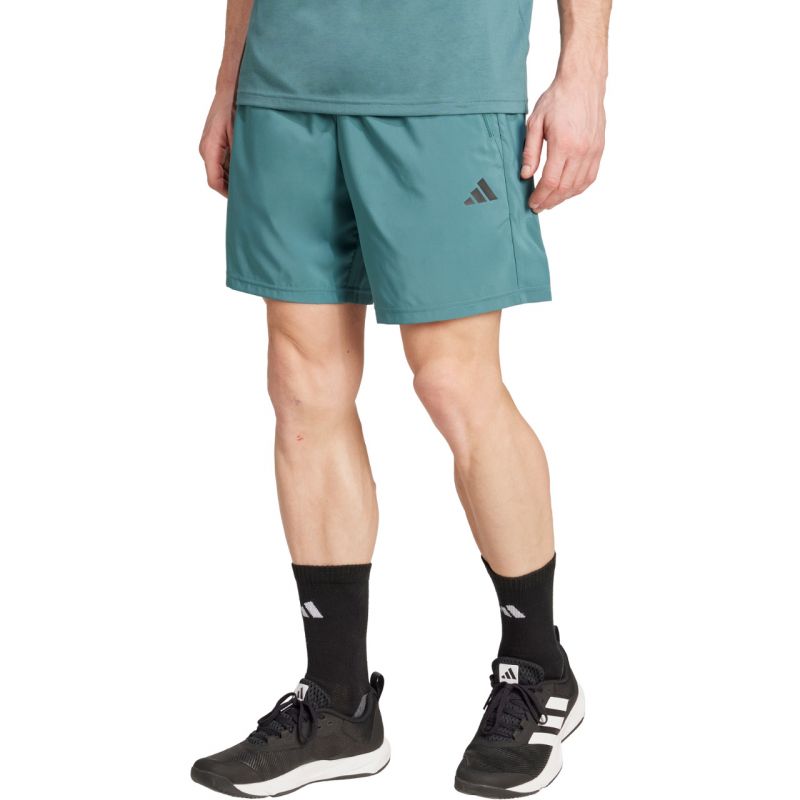 adidas Men's Train Essentials Woven Training Shorts Green JW2493 Ruházat