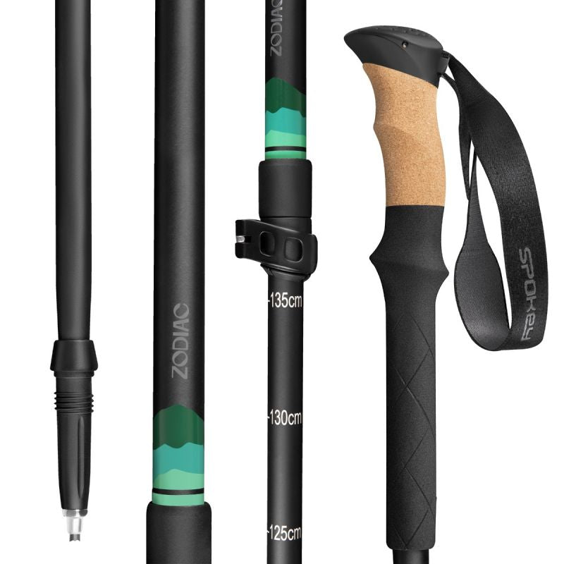 Spokey Zodiac trekking poles 105-135 cm three-segment SPK-944819 General