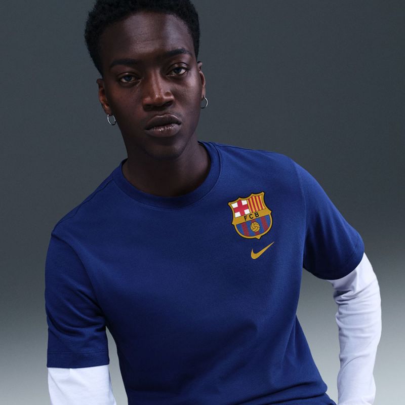 Nike FC Barcelona Crest Tee M HQ8396-455 Póló
