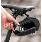 Rockbros C40 bicycle under the saddle - black fekete táska